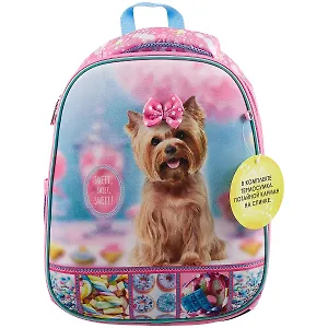 Ранец капсульный "Ergonomic light. Милашка", 2 отделения, 3 кармана, термосумка, 38*29*15 см