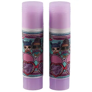 Клей-карандаш 02шт "LOL" 09гр, основа ПВА, для склеивания бумаги и картона, подвес