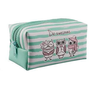 Косметичка на молнии Совы Be awesome (16х8) (ПВХ бокс) (12-11835-be-awesome)