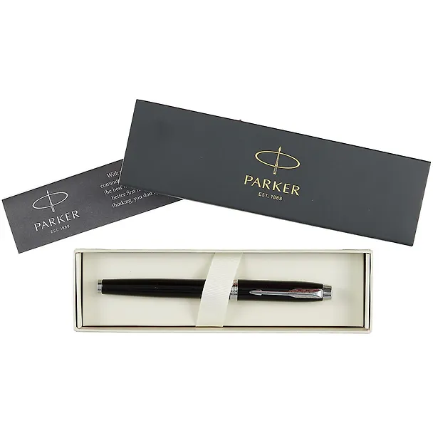 Перьевая ручка Parker, IM Black CT, синяя 250196 — 3