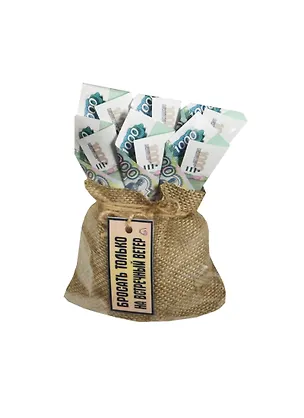 Сувенир Прикольный денежный мешок №4 Бросать только на встречный.. NU00000002 2463997