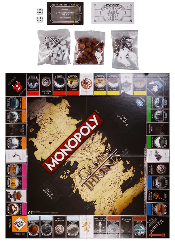 Настольная игра, Winning Moves, Монополия Игра престолов B61231210 2607465 — 2