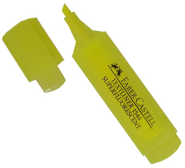 Текстовыделитель жёлтый 1-5 мм, Faber-Castell 214019 — 1
