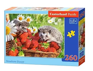 Пазл Ёжик и клубника Castorland 260 элементов