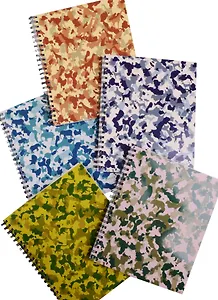 Тетрадь в клетку Unnika, "Стильный орнамент (хаки)", 80 листов, в ассортименте