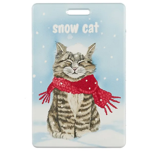 Чехол для карточек Snow cat (ДК2018-174) 2689667 — 1