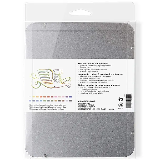 Карандаши цветные 24цв, мет.кор., Winsor&Newton 261854 — 5