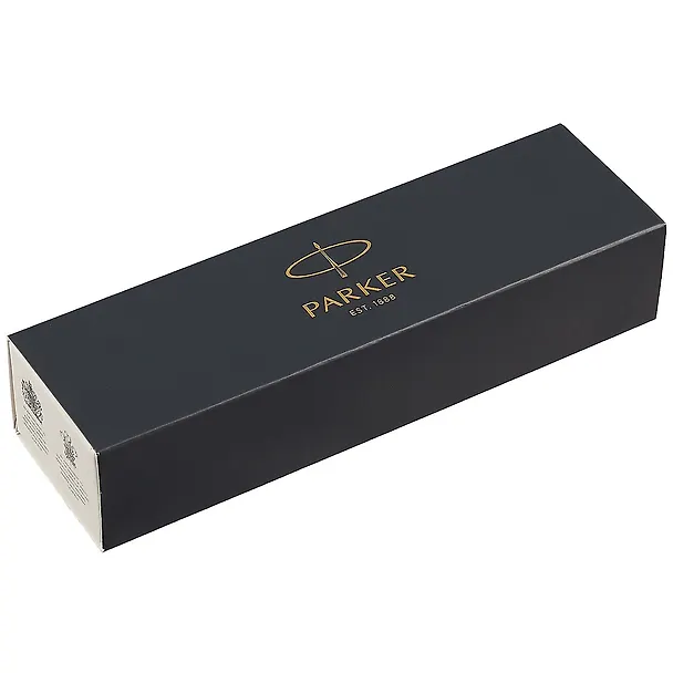 Ручка-роллер Parker, IM Core Matte Blue CT F, подарочная черная 253428 — 4