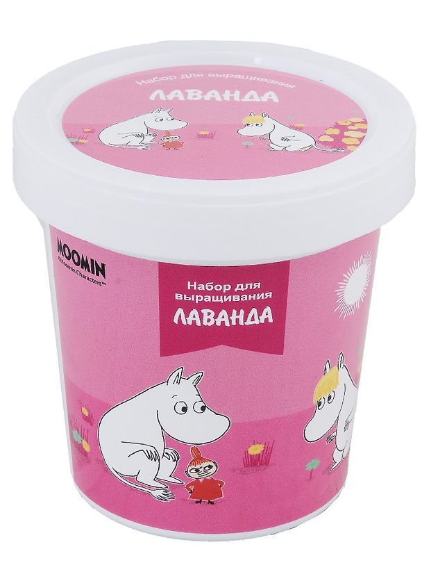 Набор для выращивания MOOMIN Муми-тролль, Фрекен Снорк и малышка Мю (Лаванда) 2938048 — 1