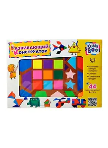 Развивающий конструктор (47075) (44 геометр. фигуры) (3-7л.)