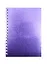 Записная книжка А6 80л кл. "METALLIC" обл. фиолет.бумвинил, гребень — 257210 — 1