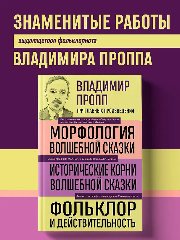 Книга Владимир Пропп. Морфология волшебной сказки. Исторические корни волшебной сказки. Фольклор и действительность (Владимир Пропп) — 5