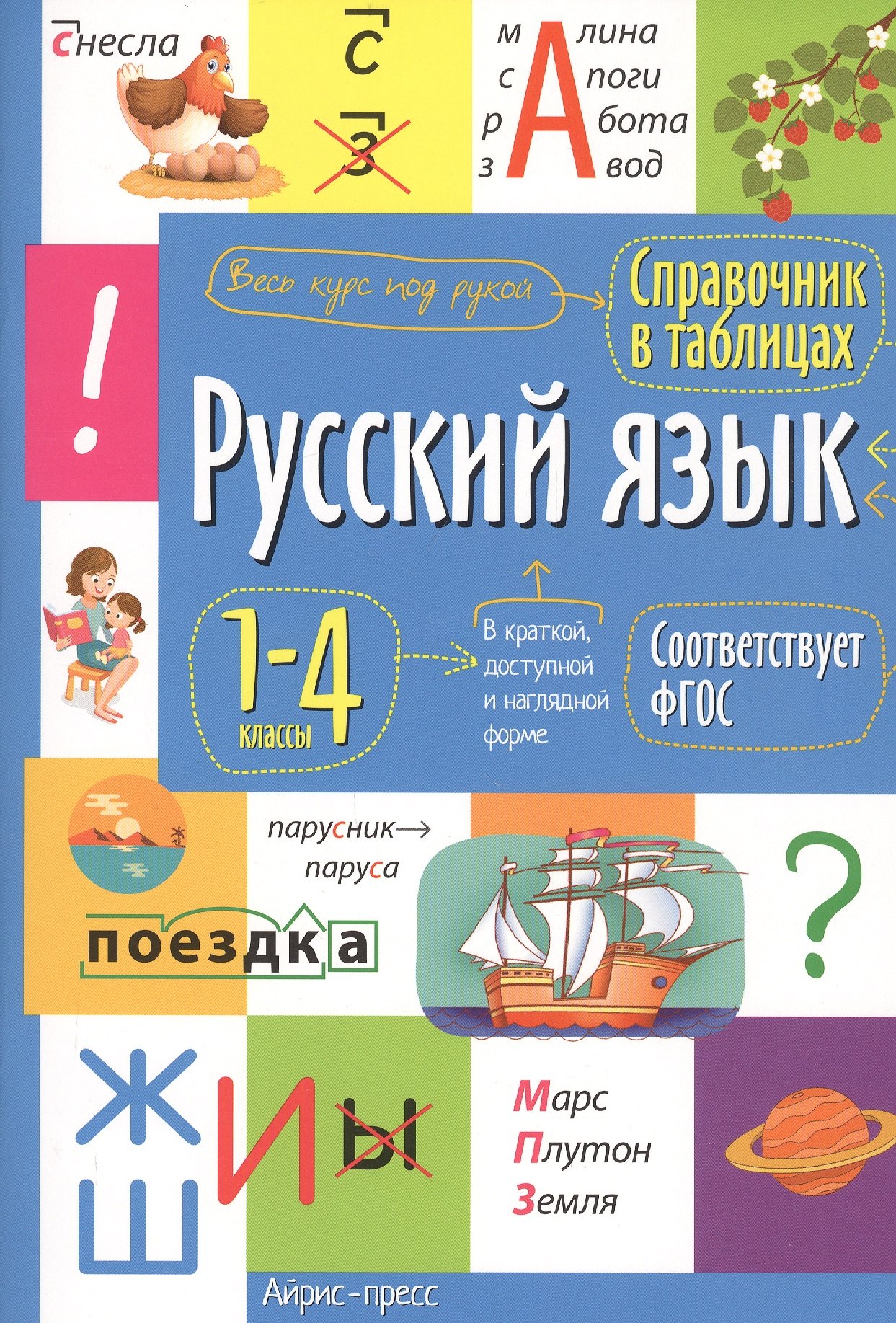 

Русский язык. 1- 4 класс. Справочник в таблицах