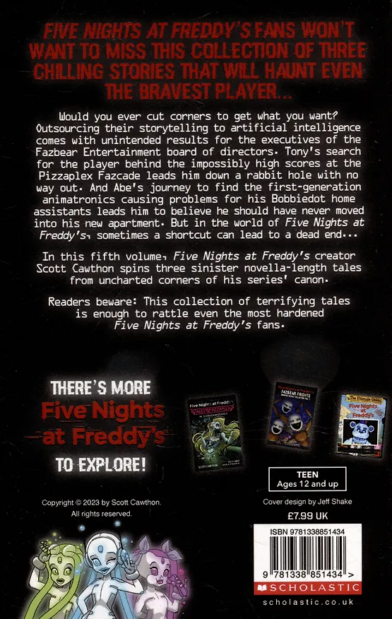 Книга Five Nights at Freddy`s: The Bobbiedot`s Conclusion. Tales from the Pizzaplex # 5 (Скотт Коутон, Андреа Ваггенер) — 2