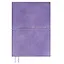 Ежедневник дат. 2026г. А6+ 128л "Шеврет" сиреневый, кожзам, мягк. переплет, застёжка-резинка, закладка, тисн. фольгой, офсет, справ.мат-лы, 2 ляссе, инд.уп — 3116562 — 1
