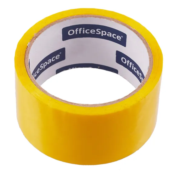 Лента клейкая упаковочная, жёлтая, 48 мм х 40 м, OfficeSpace 2995528 — 4