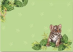 Клеенка для уроков труда Тигренок 500*700мм ПВХ