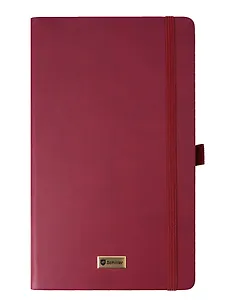 Книга для записей А5- 160л лин. "Classic" бордовая, 7БЦ, Schiller