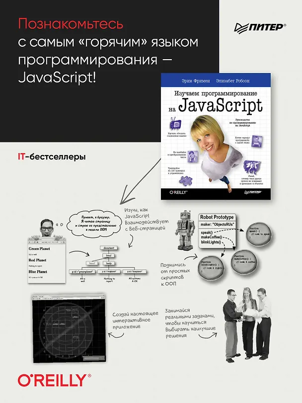 Книга Изучаем программирование на JavaScript (Элизабет Фримен, Эрик Фримен) — 4