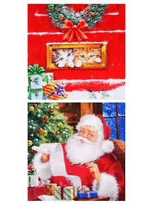 Набор салфеток для декупажа Новогодние подарки  - 2 шт.