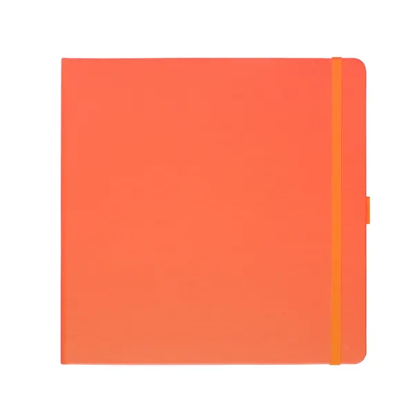 Скетчбук 20*20 80л "Sketchmarker"  неоновый коралл, 140г/м2, слоновая кость, тв.обл. 3012397 — 2