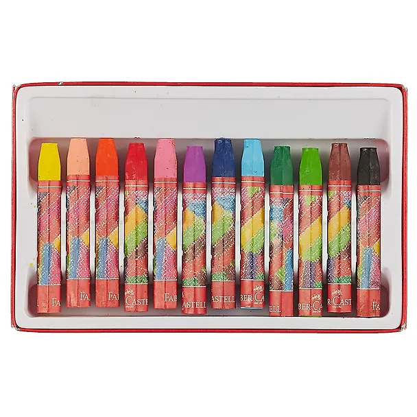 Пастель масляная Faber-Castell, 12 цветов 233167 — 2