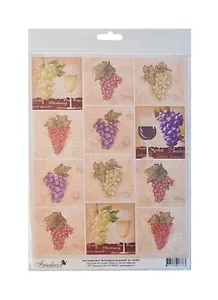 Декупажная карта Виноградное настроение А4 (tdk3005)