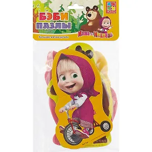 Мягкие пазлы Baby puzzle Маша и Медведь Белка и волк (VT1106-52) (3+) (упаковка) (Vladi Toys)