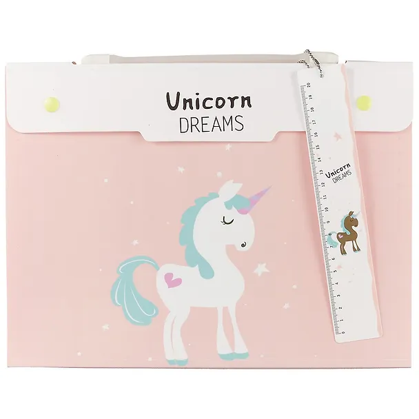 Папка -портфель пластиковый «Unicorn dreams» А4, 12 отделений 248664 — 3