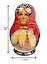 Матрешка Кубышка (5 предм.) (расписная авторская) (С-203 (352) — 2598044 — 2