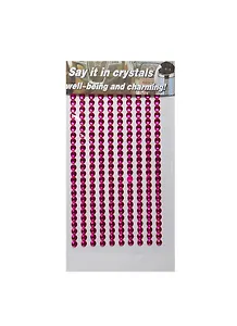 Стразы отдельные круглые крупные Say it in crystals (1461-3/6) (красн. вертикальн.)