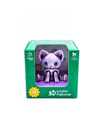 Фигурка 3D Кот Бусик (пластик) (7х7) (02003999) 3114677