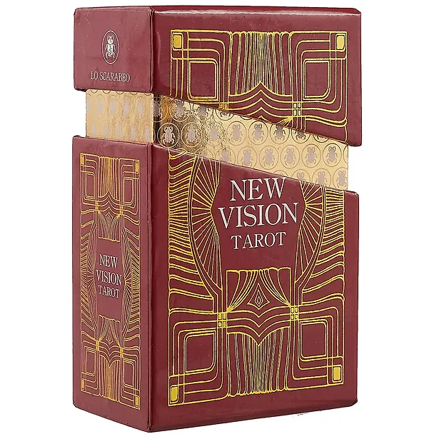 Книга Таро Аввалон, Tarot New Vision/ Таро Нью Вижн (в футляре улучш. тверд. бум.) (коробка) (PR02) () — 1