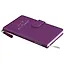 Ежедневник недат. А6+ 120л 110*190 "Буйвол" сиреневый, кожзам, тв. переплет, магнит.клапан, кисточка, тонир.блок, ляссе — 260988 — 2