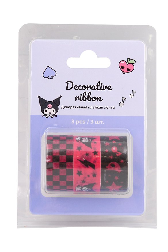 Клейкая лента декоративная, 3 штуки, Sanrio 3107957 — 1