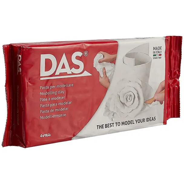 Паста для моделирования «DAS», белая, самозатвердевающая, 1кг 252152 — 2