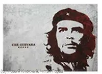 Обложка для паспорта "Эрнесто Че Гевара" на сером фоне