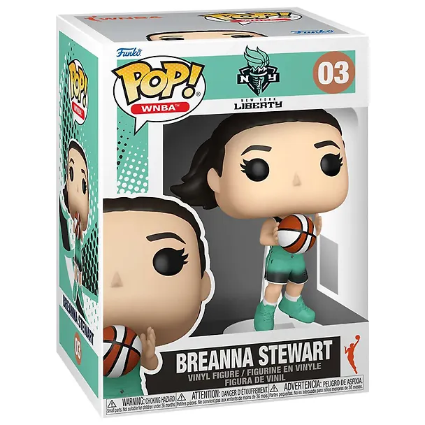 Фигурка Funko POP! WNBA Liberty Breanna Stewart (03) (Fun88458) 3123322 — 2