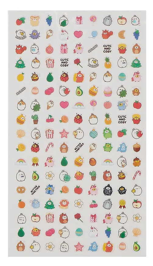 Набор для творчества. Molang. Милые наклейки и татушки 3012038 — 3