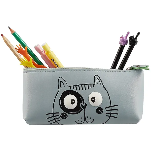 Пенал-косметичка «Crazy cat», 9 x 19 см 250030 — 3