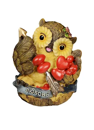 Копилка Сова Любовь 13см (390-827) 2519372