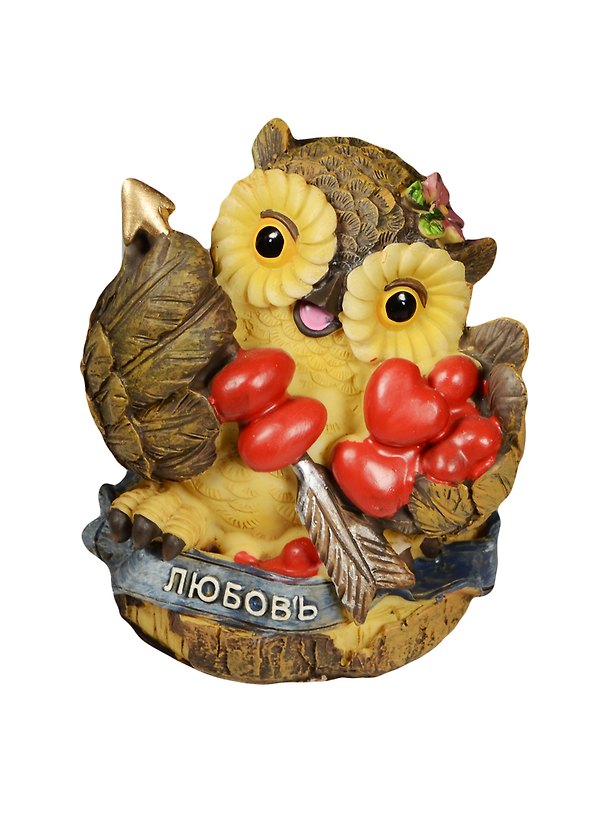 Копилка Сова Любовь 13см (390-827) 2519372 — 1