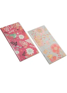 Записная книжка А6+ 24л нелин. 90*170мм "Spring Melody", на скобе, блок крафт, ассорти