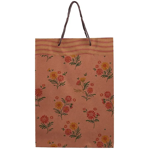 Подарочный пакет «Pink flowers», А4 250631 — 2