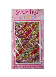 Набор д/творчества Стразы литые для телефона на картонке Jewelry sticker (1461-1/23) (разноцветные листья)