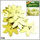 Конфетти "Цветы" (7720) (золото фольга) (17мм) (Дрофа-Медиа)