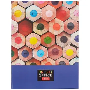 Обложка для тетради со сменным блоком «Bright office», 4 кольца, А5