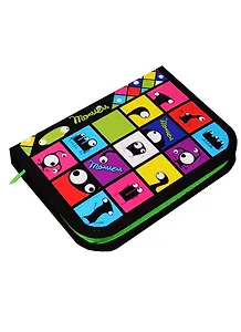 Пенал школьный 1 отделение "Прикольные монстрики"