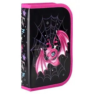 Пенал 1 отделение "Гламурная мышка" 13.3*20*3.5 см, ПВХ, молния