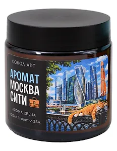  Свеча ароматическая Москва Сити (Москва) (100мл) (FH060) 
